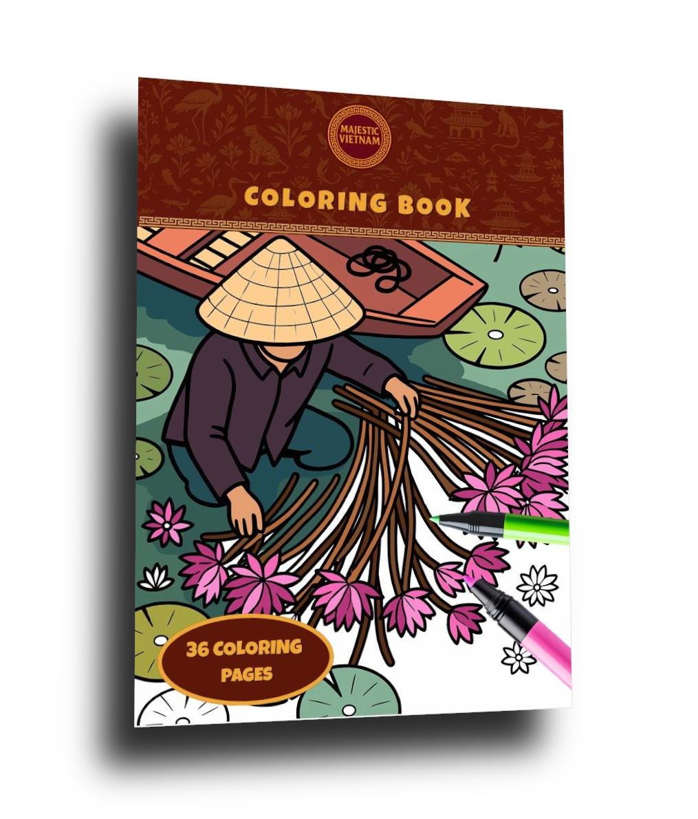 Majestic Coloring Book - Lotus Bleu Vietnam