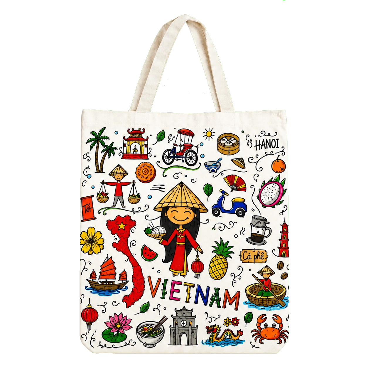 Vietnam Tote bag - no background
