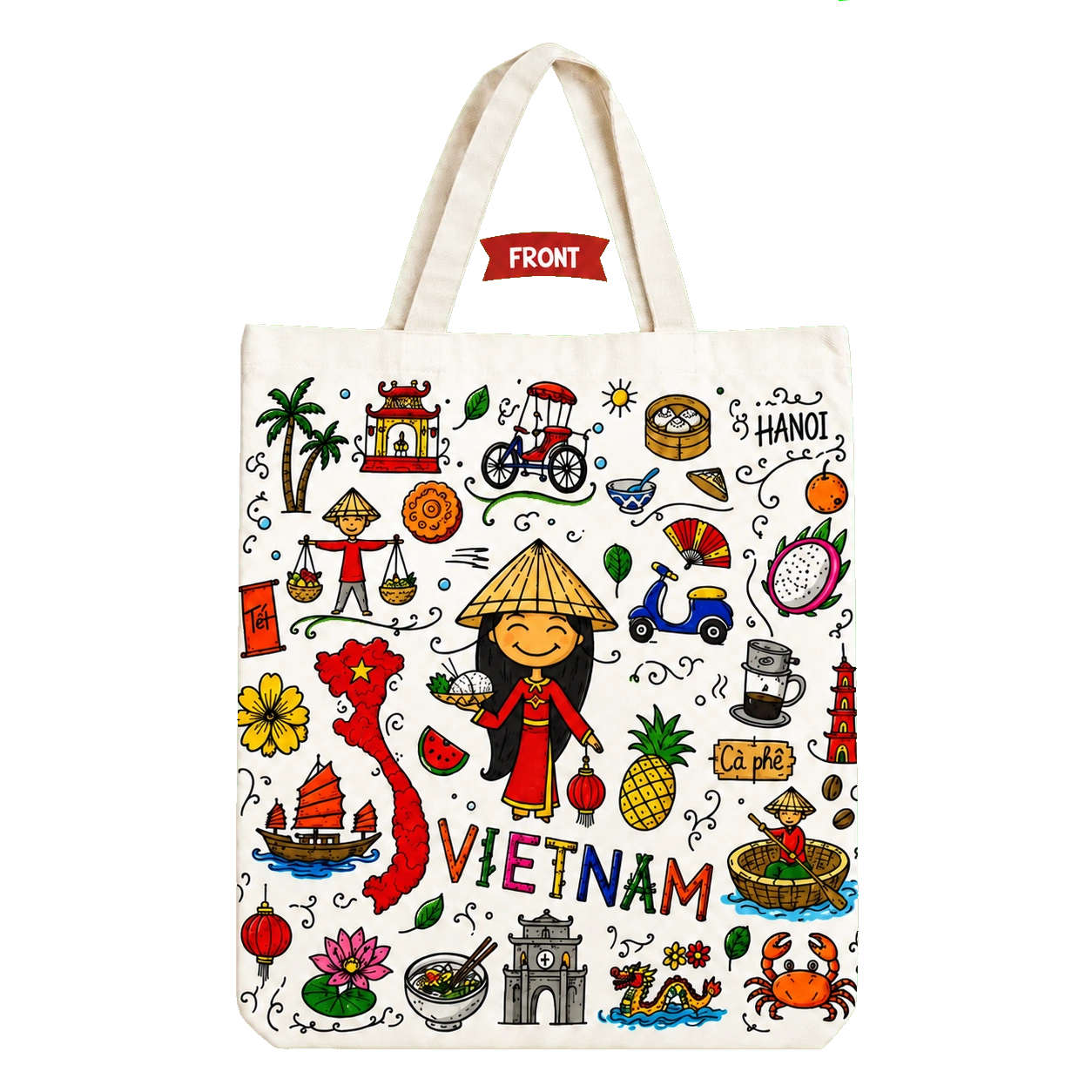 tote bag Vietnam (front) - no background