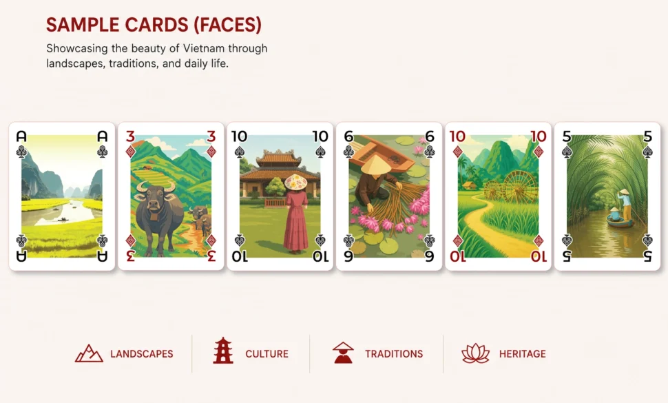 Majestic Vietnam - Sample Cards