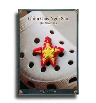 Vietnam Star Shoe Pin (5cm) Vietnam Star Shoe Pin (5cm)